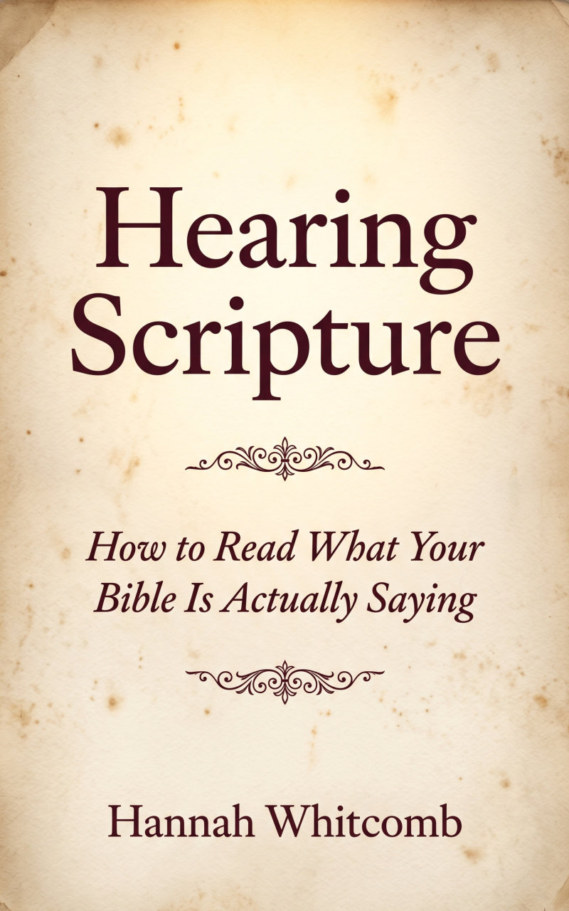 Hearing Scripture — book cover